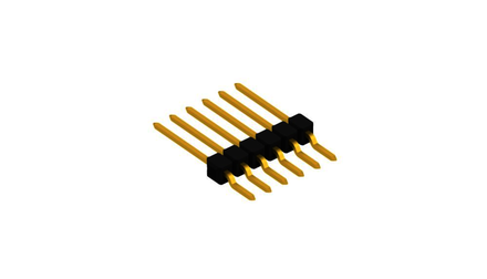 SL 12 SMD 109 2.54mmピッチ 表面実装用ピンヘッダー ライトアングル