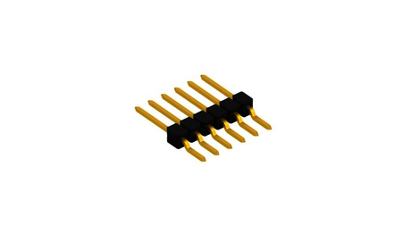 SL 12 SMD 083 2.54mmピッチ 表面実装用ピンヘッダー ライトアングル
