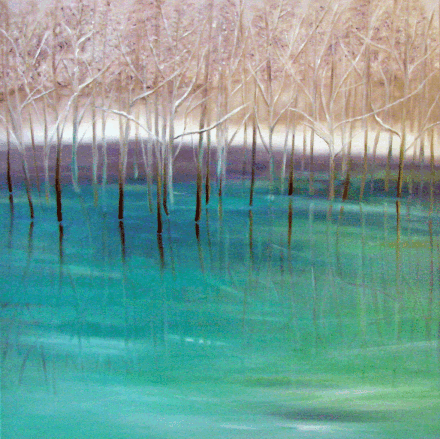 Winter • Öl auf Leinwand • 60 x 60 cm