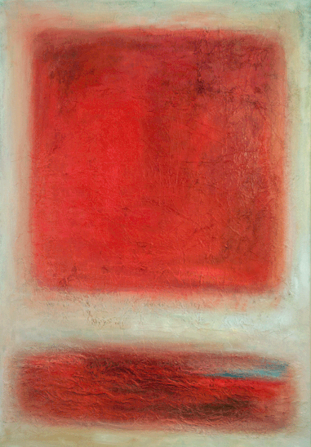 Rosa – Rot • Öl auf Leinwand • 100 x 70 cm