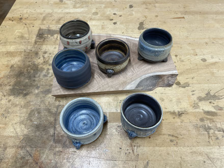 蓋物の本体です。森下真吾さんの最新作! FUTAMONO-YA、陶芸家森下真吾と家具工房ZEROSSOの木工作家清水泰とのコラボレーションブランド。