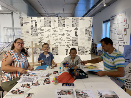 Familie Maliska gestaltet ihr Familienbuch. (Bild: bso)