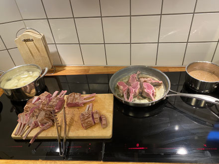 An den Feiertagen wird gemeinsam gekocht