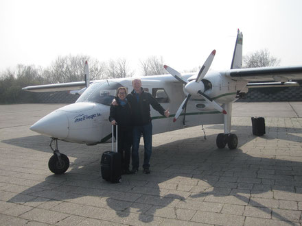 Mit dem Inselflieger nach Wangerooge