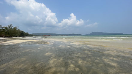 Sur l'île de Koh Rong Sanloem...