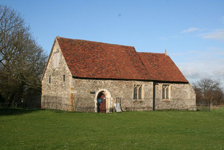 This is not Langar church but a small Norman chapel at Elston near Newark. Photograph by Richard Croft on the Geograph website.