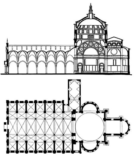 Milan - Santa Maria delle Grazie : Plan