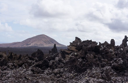 Paysage volcanique de Lanzarote (photo prise sur Internet)