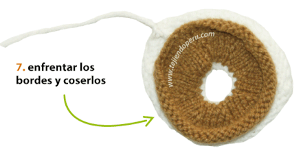 Cómo tejer donuts en dos agujas o palitos (knitted doughnuts tutorial)