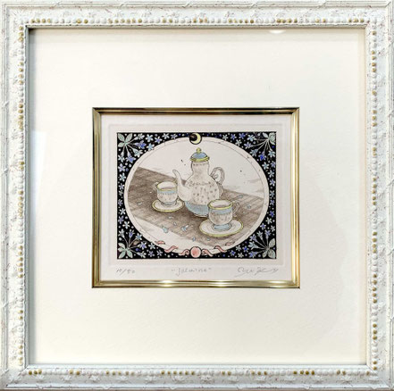 「jasmine」ed.10/50 /腐蝕銅版画 /80×100mm /¥27,500 (税込み)