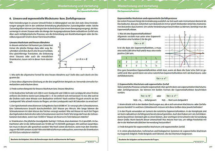 6. Lineare und exponentielle Wachstums- und Zerfallsprozesse