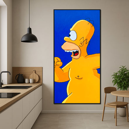 Küche – Modernes Loft-Feeling: Über einem großen Esstisch oder an einer freien Wand in einer offenen Wohnküche sorgt das Panorama-Format für eine optische Raumvergrößerung und tägliche Inspiration