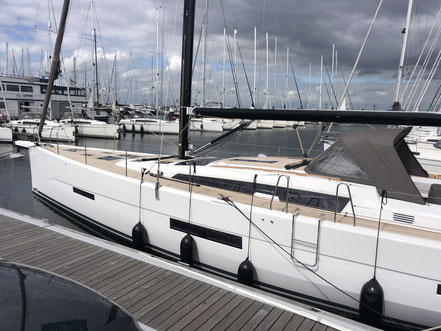Yachtdelivery Dufour 56 and tuition