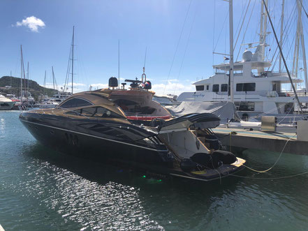 Sunseeker Predator 68. Sint Maarten to Curacao