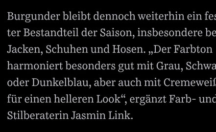 Pressebeiträge Farbberatung Farbtypen Expertin für die Deutsche Presse Agentur