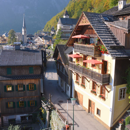 Location of Haus Franziska directly to the Viewing Point