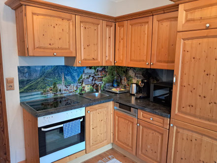 Fully Equipped Kitchen with Kettle and Microwave