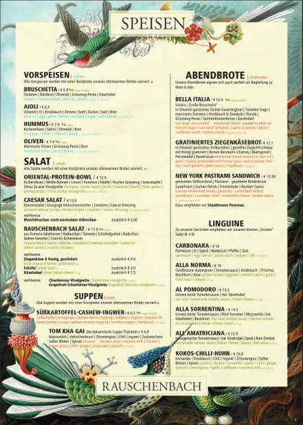 Rauschenbach Abendkarte 1