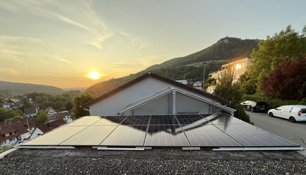 Gebäude mit Photovoltaikanalge