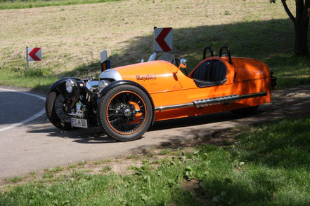 Morgan 3-Wheeler Orange
