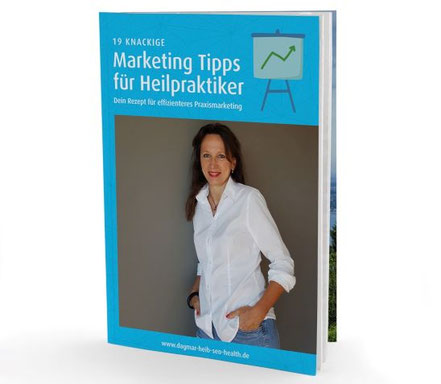 Buch-Cover 19 knackige Marketing Tipps für Heilpraktiker von Dagmar Heib