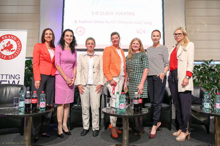 Women Leadership Forum 2014_Mag. Corinne Gabler, Mag. Tatjana Oppitz, Dr. Brigitte Bach, Anett Hanck, Michaela Huber, Corinna Tinkler