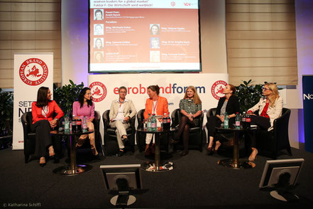 Women Leadership Forum 2014_Corinne Gabler, Tatjana Oppitz, Brigitte Bach, Anett Hanck, Michaela Huber, Corinna Tinkler