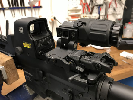 Eotech mit Booster auf Haenel CR223