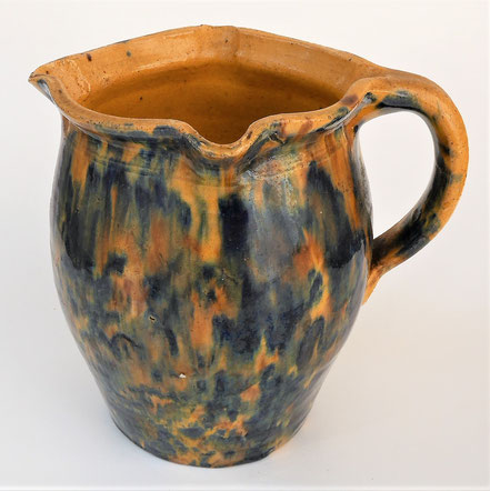 alte Kohrener Keramik Kohren-Sahlis Laufglasur