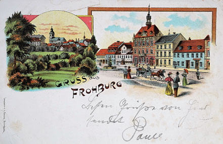 Litho Lithographie Frohburg Kohrener Land