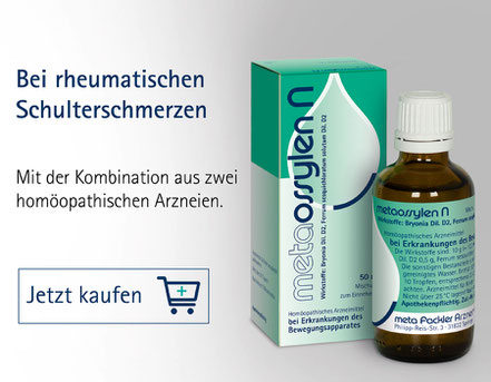 Bei rheumatischen Schulterschmerzen – metaossylen N