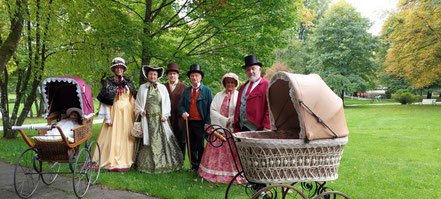 Gruppe im Kurpark