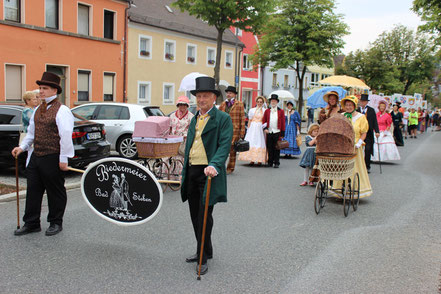 Der Umzug begann in der Freyung