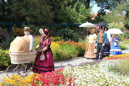 flanieren im botanischen Garten