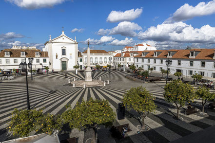 main place of Vila Real de Santo Antonio