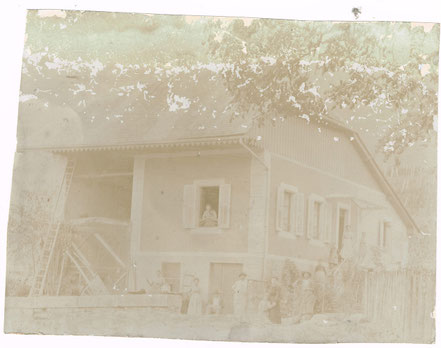 Photo ancienne d'une maison en Savoie