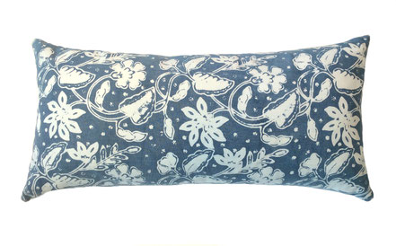 Textiil - Sky Garden Indigo Pillow