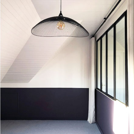 Architecte d interieure-Décoratrice - Quimper- Concarneau-Fouesnant-Bénodet- Finistère - Morbihan. Création d'espaces intérieur - Décoration - Agencement - Architecture- Rénovation-Chambre parentale- verrière
