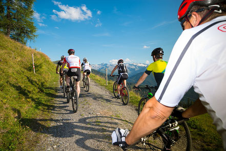 Mountainbiketour auf eine der zahlreichen Almen im Großarltal