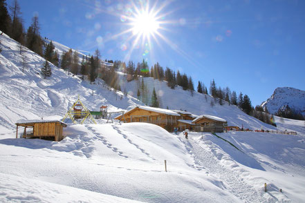 Loosbühelalm im Winter