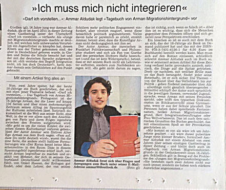 aus: Gießener Allgemeine, 04.03.2017