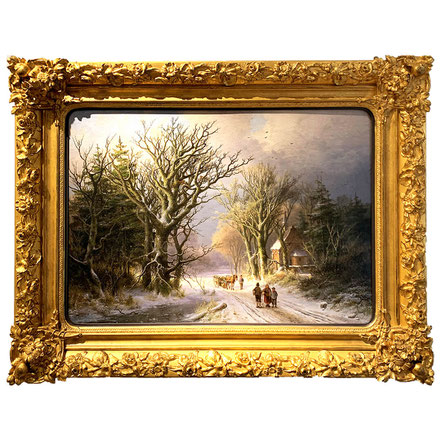 Winter in the woods
