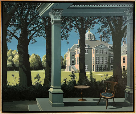 Joop Polder painting