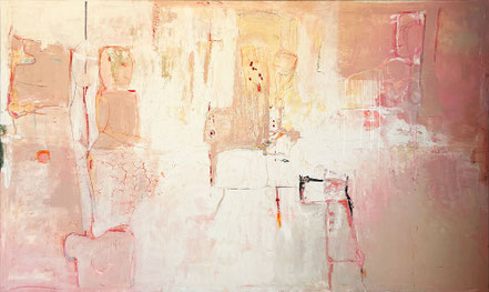Lolo Loren. El Mundo. 300 x 80 cm. Mixed media