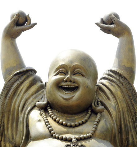 lachender Buddha