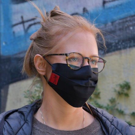 Faltmaske, Mund- und Nasenbedeckung, von Stef Fauser Design Berlin