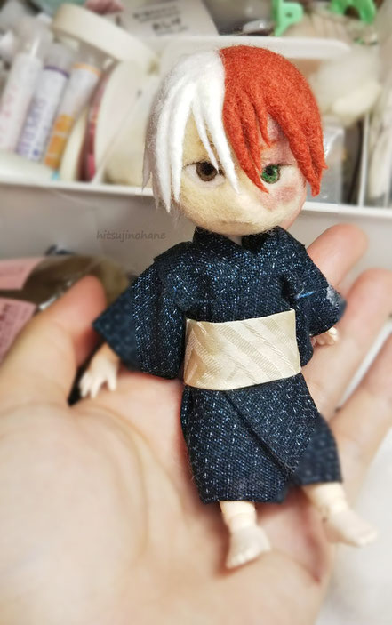 羊毛フェルト ヒロアカ 轟 焦凍 ヒーローアカデミア