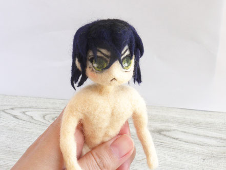 羊毛フェルト 鬼滅の刃 伊之助