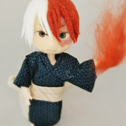 羊毛フェルト　ヒロアカ　轟 焦凍　ヒーローアカデミア