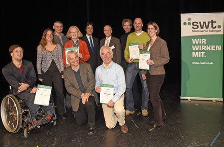 Verleihung Umweltpreis der Stadtwerke Tübingen (G. de Maddalena) 